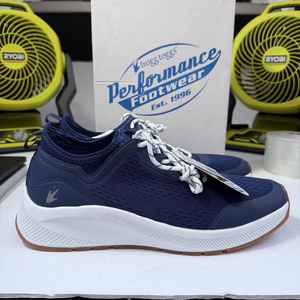Frogg Toggs HydroGrip Shoes Mens Size 12 Blue Non Slip Water Fishing Sneakers‎